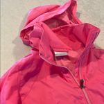Columbia  Pink Lightweight Hooded Rain Jacket Small Photo 4
