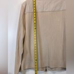 Banana Republic  Women’s Khaki Knit Long Sleeve Full Zip Pocketed Jacket Size XL Photo 4