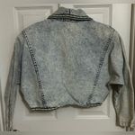 BF vintage cropped Denim Jacket with shoulder pads size M Gray Size M Photo 1