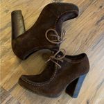 Ralph Lauren Lauren  Brown Suede Denver Wedge Booties - Size 5.5 Shoes Photo 10