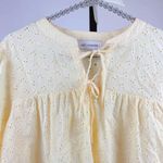 Lost + Wander  Sunset Soriee Peasant Top Yellow Photo 1