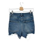 Good American Good American Bombshell Shorts Denim Ripped Distressed Blue Size 4 27 Photo 5