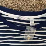 Isaac Mizrahi  Live! Textured‎ Ottoman Stripe Layered Pullover Navy Photo 3