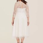 Torrid NWT  Ivory Lace Wedding Dress with Pearls - Size 20 Photo 15