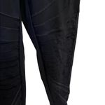 Aerie Black Leggings with Mesh S Photo 3