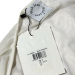 With Jean WITH JÉAN Al Long Sleeve Corset Mesh Mini Dress, White, Medium Photo 7