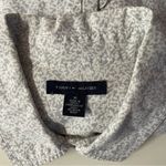Tommy Hilfiger Y2K  Light Gray/White Ruffled Floral Print Button-Down Shirt Sz M Photo 3