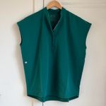 FIGS  Rafaela Oversized Scrub Top in Hunter Green, Size Medium Photo 5