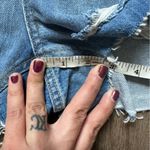 Topshop NWT Distressed Authentic High Waisted Mom Shorts Photo 3