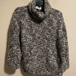 & Other Stories & Other Stories Marled Wool Turtleneck Kangaroo Pocket Sweater- Size Small Photo 0