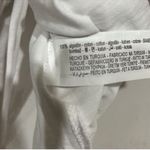 ZARA  White Fringe Sleeveless Cotton
Top (Size Medium) Photo 4