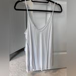 Silence + Noise White high low slit tank Photo 4