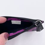 Vera Bradley  Purple Leopard Spot Wallet Slim Coin Purse Keychain Faux Leather Photo 3