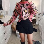 Boutique Black Mini Ruffle Skirt Photo 0