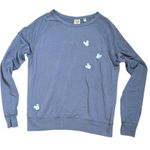 Disney Vintage Junk Food blue  sweatshirt with Mickey Mouse print Photo 4
