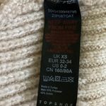 Topshop Beige Balloon Sleeve Mid Length Oversized Open Cardigan Sweater Size 0/2 Photo 3