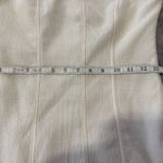 ZARA  Textured Strapless Tube Midi Dress Ivory Cream size S Photo 9