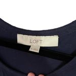 Loft Women's Navy Textured Sleeveless Maxi Dress XS Photo 1