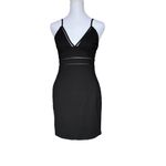 Lulus Lulu’s - NWT Cocktails & Confidence Black Crochet Bodycon Mini Dress Sz Small Photo 3