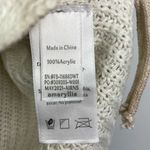 Amaryllis White Tan Dip Dyed Sandpiper Ombré Knit Tank Top Size XS Photo 4