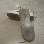 White Sneakers with cute print Size 6 Photo 5