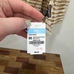 J. McLaughlin ‎ Reed Scarf NEW $98 100% Wool Shaw Brown Stripe Ivory Photo 3