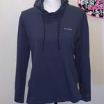 Columbia  Omni Shade Navy blue hooded pullover long sleeve shirt Photo 1