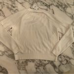 J. CREW | Ivory Gold Button Raglan Crewneck Sweater Long Sleeve Knit | S Photo 7