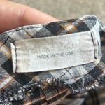 Altar'd State  Black and White Asymmetrical Wrap Skort Preppy Plaid School Girl Photo 3