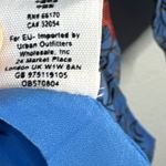 Free People  Tallulah Mini Dress Blue Floral Poppy Flower Boho Size Small Tunic Photo 7