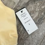 Cotton On Smoothing Cut Out Vestlette Top Yellow, Size S New w/Tag Photo 4