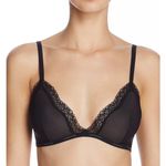 Calvin Klein Black Mesh Lace Bralette Photo 0