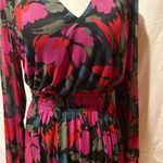 Kate & Lily floral print long sleeve dress NWT women’s size 6 Black Photo 2