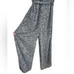 Michael Kors Sleeveless Jumpsuit Floral Print Black Size M Photo 7