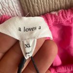 A loves A  Pink Embroidered Casual Dress Photo 1