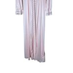Vintage Ilise Stevens Light Pink Satin Prairie Style Long Robe Photo 2