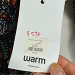 Warm NY boho 100% cotton Floral Tiered Ruffle Midi long sleeve Dress NWT Black Size 0 Photo 13