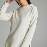 Anthropologie Pilcro Imogen Seamed Tunic Top in Ivory Size XS Photo 0