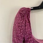 Oh Polly  Purple Leopard Print Mesh Ruched Bodycon Dress Size 2 Photo 5