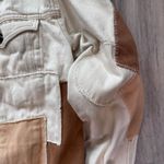Urban Outfitters  BDG Adult/Women’s Patchwork White Denim Jean Jacket L Photo 6
