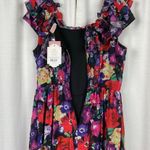 Ivy City Co Black Floral Havana Dress Sz.L NWT Size L Photo 11