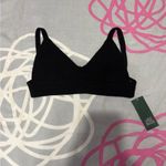 Wild Fable  Black Knit Crop Top & Black Knit Mini Skirt Set Photo 1