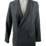 Madewell  Women Gray Long Sleeve Double Breasted Notch Blazer Coat Jacket Size XS Photo 0