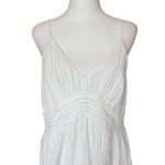 American Eagle  Babydoll Mini Dress Strappy Open Back Womens Size Large White Photo 7