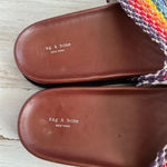 Rag and Bone  Bailey Multi Colored Woven Slides Like New Size 10 runs small Photo 4