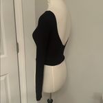 Urban Outfitters Cutest  Black Long Sleeve Top Photo 2