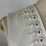 DEREK LAM 10 CROSBY Grommet Embroidery Lace Up Tank Dress White Photo 4