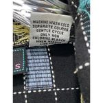 Onque Casuals Lightweight Eyelash Fringe Hem Button Up Shacket Top Size XL Boho Black Photo 4