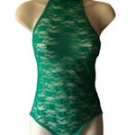 Frederick's of Hollywood Frederick’s of Hollywood Margarita Green Lace Teddy Small NWT Bodysuit Photo 0
