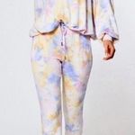 Young Fabulous and Broke Pastel Tie-Dye Lounge Set Photo 0